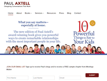 Tablet Screenshot of paulaxtell.com